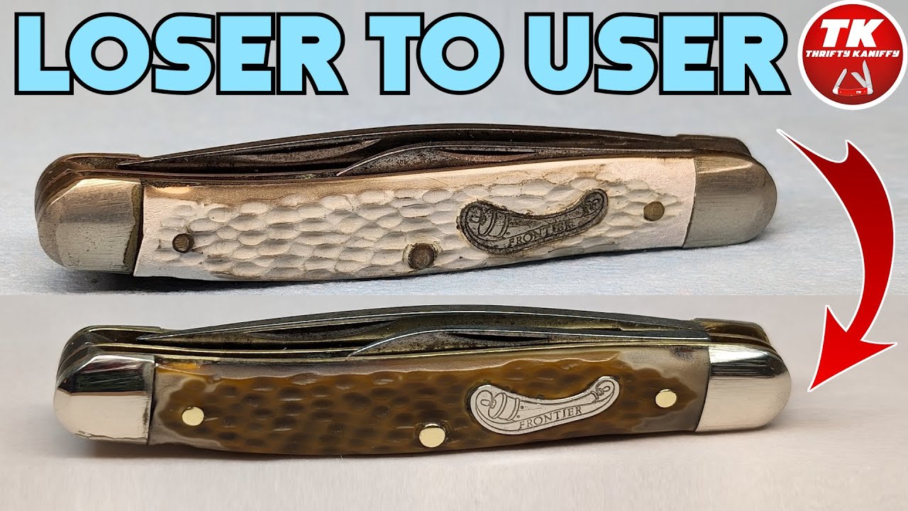 Restoration of a 70's Imperial Frontier Jack Pocket Knife 4221