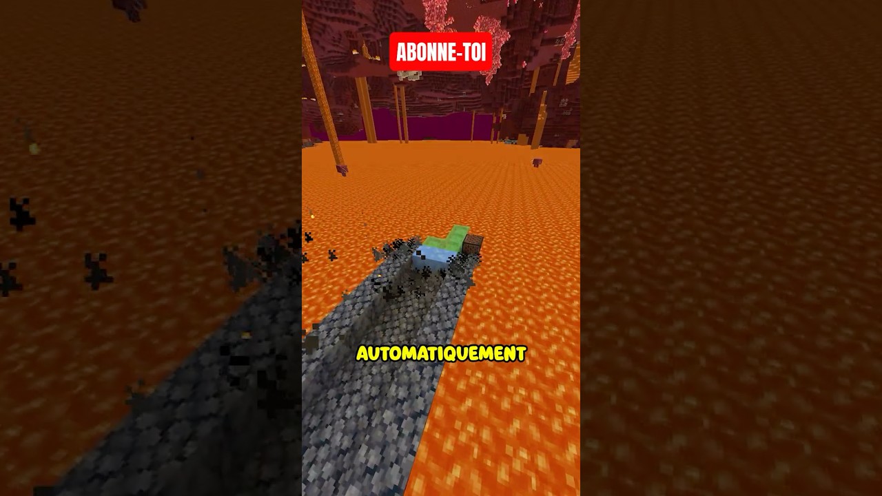 La MEILLEURE TECHNIQUE pour TRAVERSER le NETHER sur MINECRAFT !!