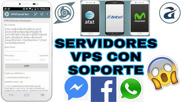 SERVIDORES VPS A FULL PARA TELCEL, MOVISTAR Y AT&T KPN TUNNEL INTERNET GRATIS E ILIMITADO