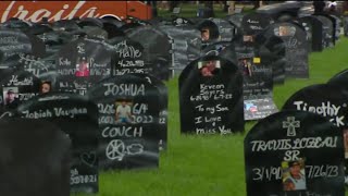 Trail of Truth memorial on National Mall honors victims of substance use | NBC4 Washington