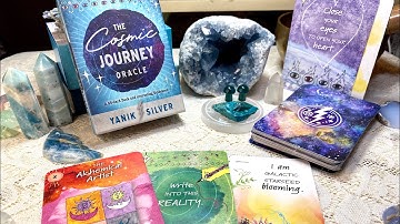 The Cosmic Journey Oracle Cards Deck | Unboxing & Flip Through (no sound) by Yanik Silver