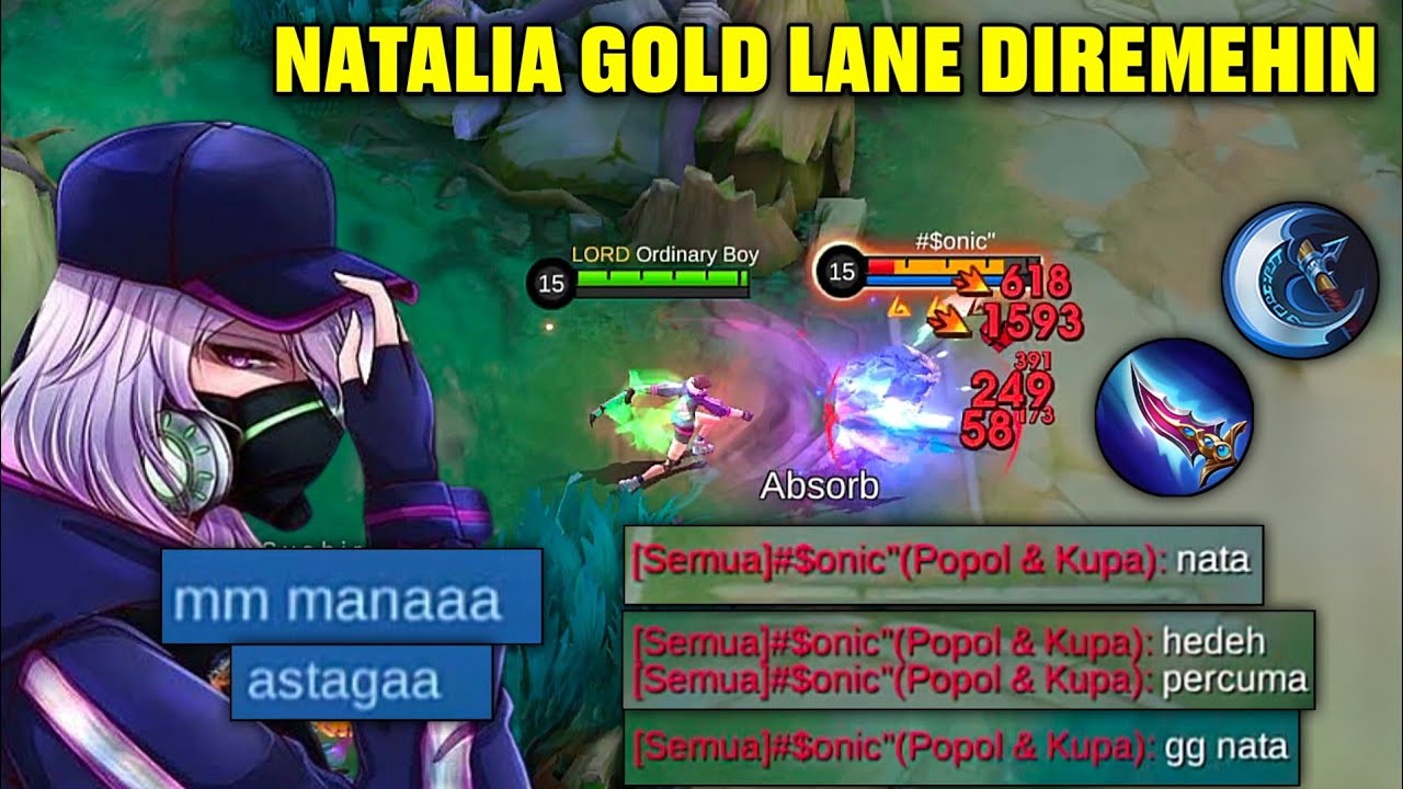 TERTEKAN PARAH! MAIN NATALIA GOLD BIKIN GW HAMPIR GILA | BUILD NATALIA TERSAKIT 2025 - MLBB