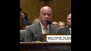 Senator Hawley DEMOLISHES Executives For Spirit And Frontier Airlines In Viral Clip