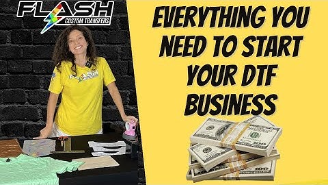 ALL THE TOOLS NEEDED TO START YOUR OWN DTF BUSINESS | WHAT TOOLS YOU NEED TO GET STARTED IN DTF
