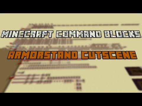 Minecraft Command blocks Creation : Cutscene Using ArmorStands [1080p]