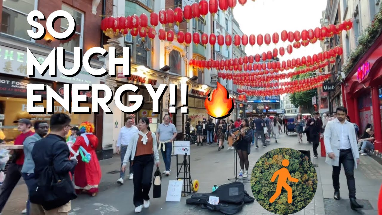 London, England On a Friday Night - Virtual Walk SoHo, Chinatown, Covent Garden - HD