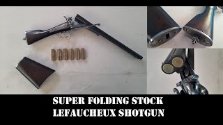 Coach gun Lefaucheux with removable stock cal.16/old two barrel shotgun #gun #shooting #shotgun