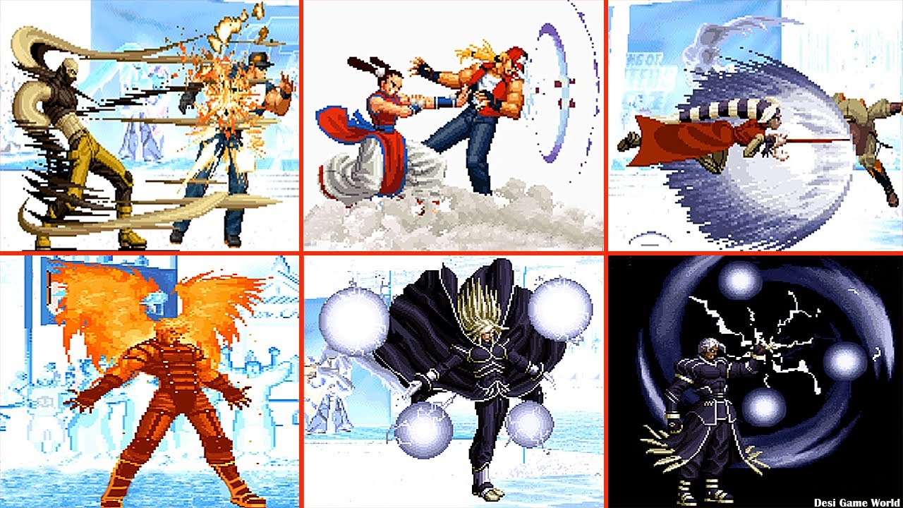 The King Of Fighters 2001 - All Player MAX DM Super Moves