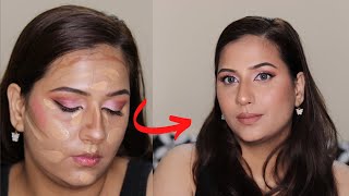 Makeup Hack for NON-CAKEY Makeup | VIRAL IG HACK | ONE LAYER TECHNIQUE | BASE MAKEUP | RIZYTUTORIALS
