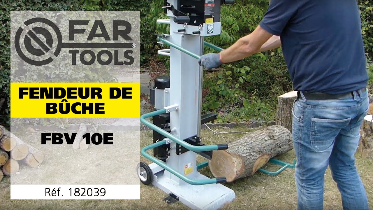 Nouveau fendeur de bûche vertical 10T FARTOOLS (182039) 