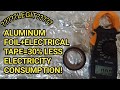 Aluminum foilelectrical tape30 reduce on your electric bill electrician tv