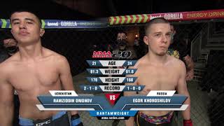 MMA Series-20 / Ramziddin Omonov (Uzbekistan) vs Egor Khoroshilov (Russia)
