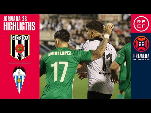 Resumen #PrimeraFederación | AD Mérida 1-3 CD Alcoyano | Jornada 28, Grupo 2