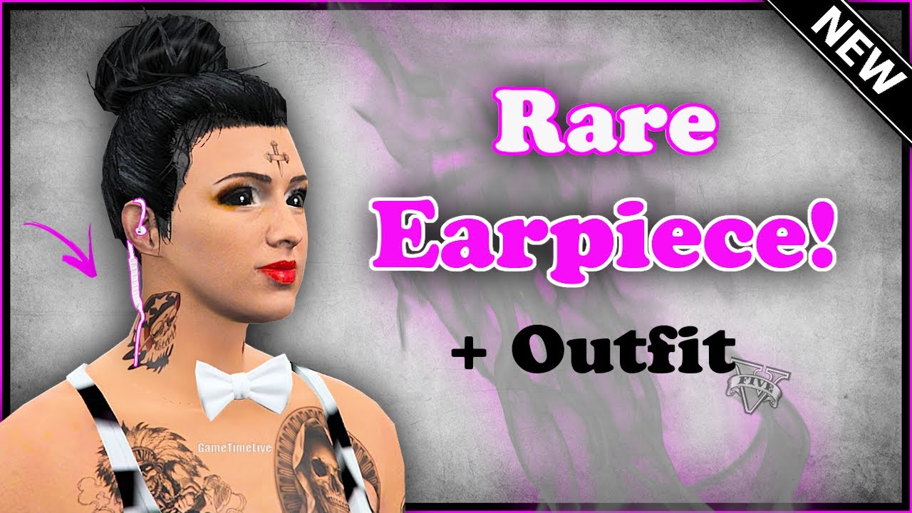 GTA5 I *NEW* Obtain Rare Modded Earpiece! I FEMALE ONLY I Patch 1.57! I