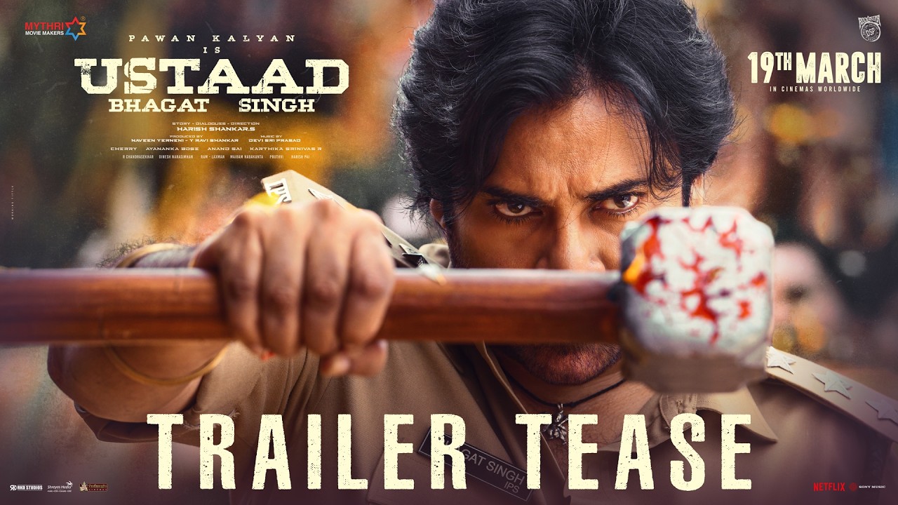 Ustaad Bhagat Singh Trailer Tease | Pawan Kalyan | Harish Shankar | Sreeleela | Raashii Khanna