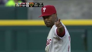 Rollins makes a terrific diving stop