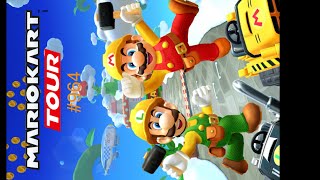 Mario Kart Tour gameplay #964 (Challenge race, Waluigi cup coins bonus & Multiplayer racing) screenshot 1