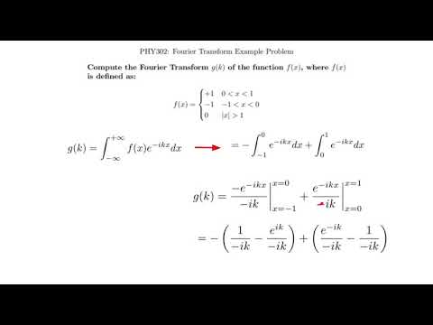 Fourier Transform Example