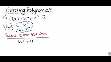 Factoring Polynomials and Finding Points of Intersection