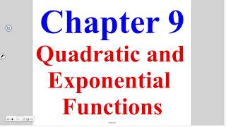 Algebra 9-1: Graphing Quadratic Functions
