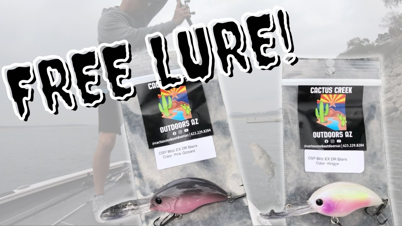 **FREE FISHING LURE** - watch this video to get a FREE BASS FISHING LURE
