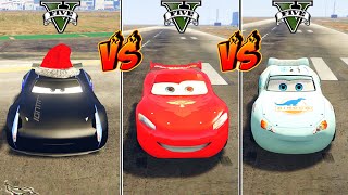 Lightning Mcqueen Dinoco Vs Jackson Storm Vs Lightning Mcqueen In Gta 5 - Which Is Best ?