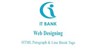 HTML Tutorial 4 - HTML Paragraph And Line Break Tags - Website Designing Tutorial in hindi/urdu