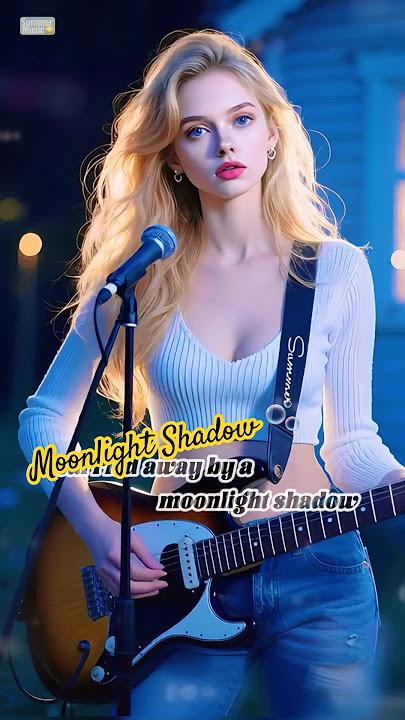 Moonlight Shadow🎵 Mike Oldfield Feat Maggie Reyilly🧡cover by Emily Linge🎸#aigirl #music