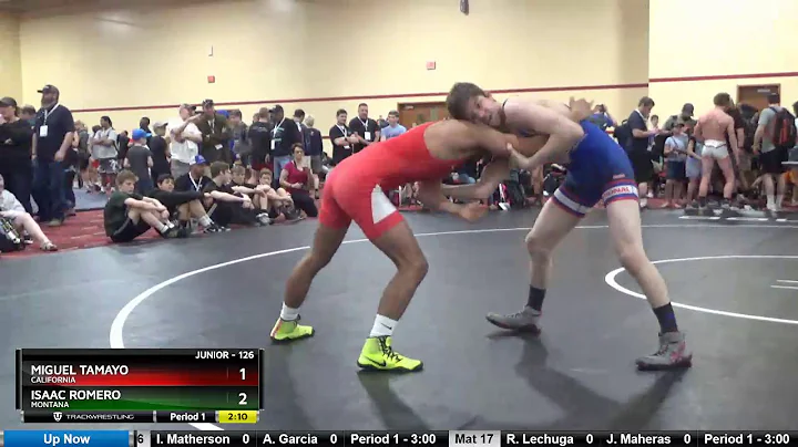 JUNIOR 126 Miguel Tamayo California Vs Isaac Romer...