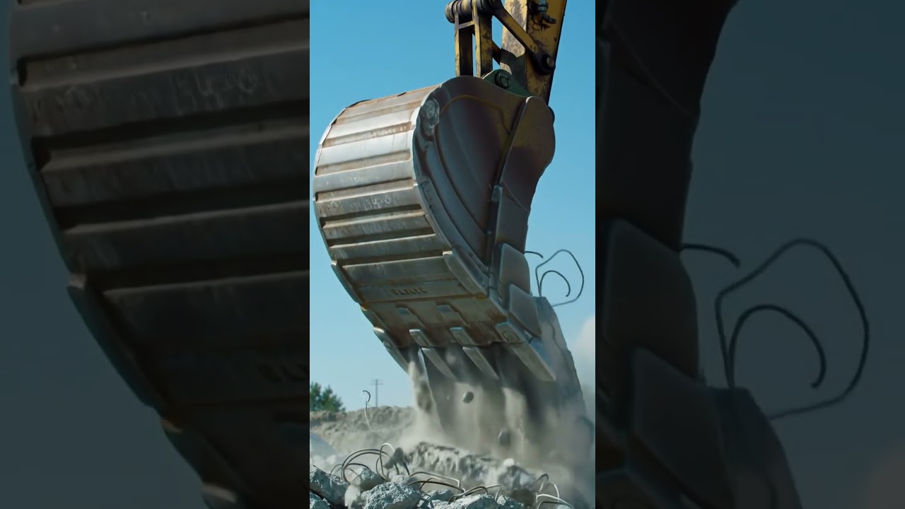 This excavator has NO CHILL 😳