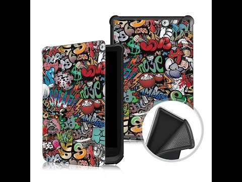 Обкладинка чохол SoftShell для Pocketbook 618 Basic Lux 4 (Graffiti), видео 1