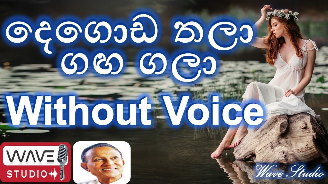 Degodathala gaga Gala Karaoke Without Voice      Karaoke Sinhala Karaoke Wave Karaoke