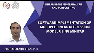 Software Implementation of Multiple Linear Regression Model using MINITAB