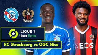 RC Strasbourg 1-3 OGC Nice | Ligue 1 Uber Eats | LIVE