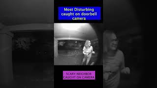 MidNIGHT Scare Scary Neighbor Caught on Doorbell Camera shorts