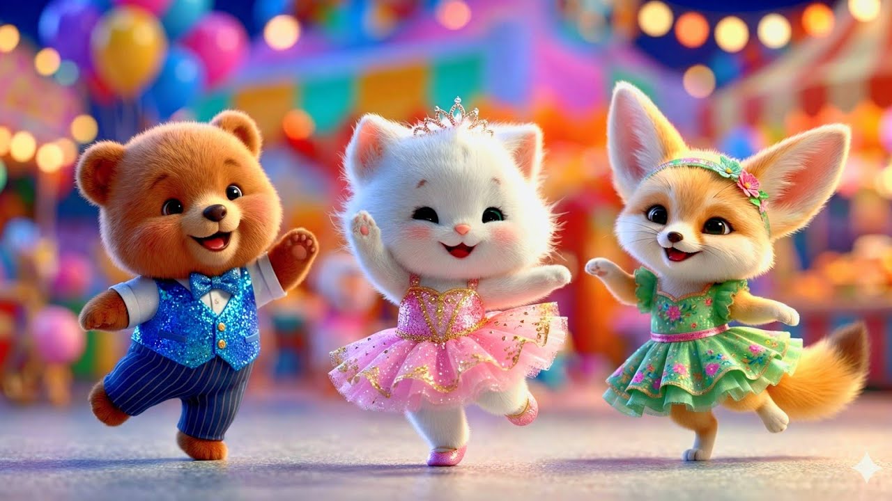 Funny Dancing Animals on Two Legs 😂🐼 | Cute 3D Animation 4K 