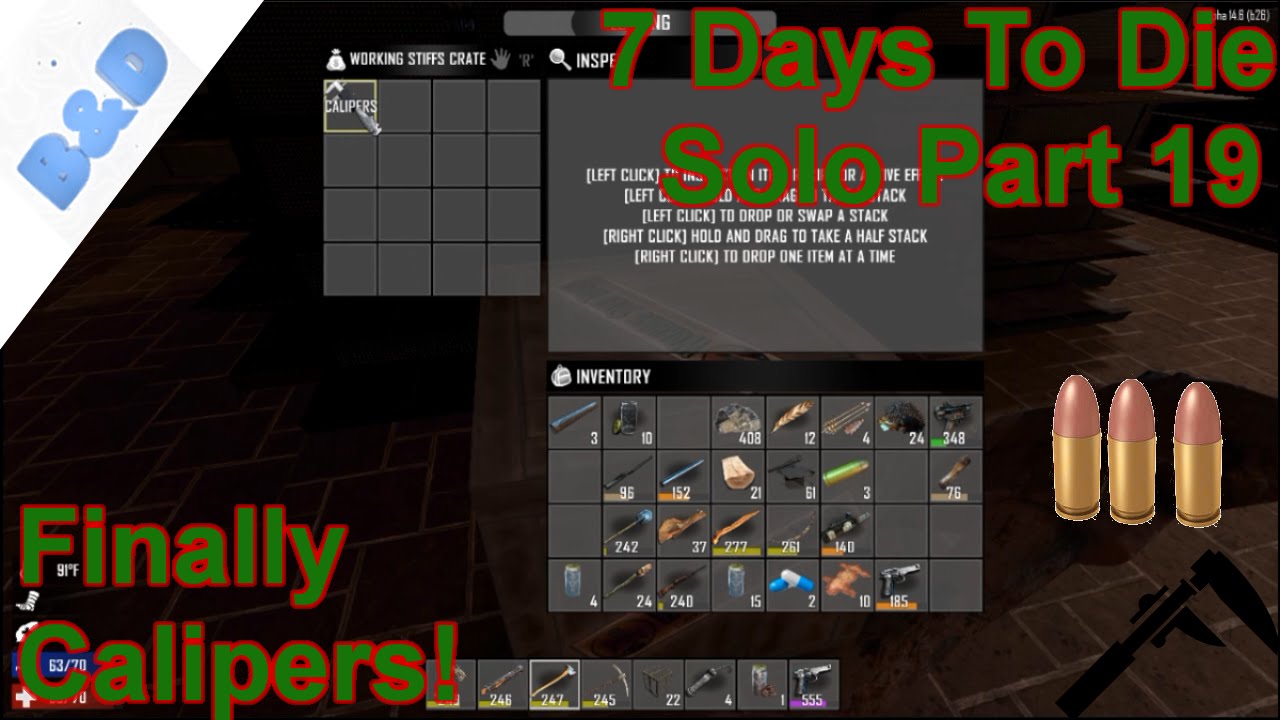 7 days to die - Solo Part 19: Finally Calipers!