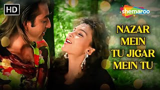 Nazar Mein Tu Jigar Mein Tu | Sanjay Dutt | Kumar Sanu, Sapna Mukherjee | Andolan1995 Romantic Song