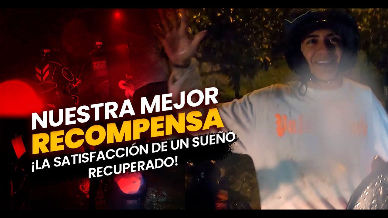 CON LLUVIA, BARRO, SIN POLICÍA Y LA ADRENALINA AL 100% FUIMOS POR ELLA JUNTO AL CLIENTE! 