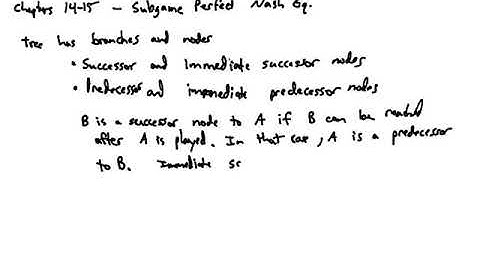 Game Theory Sub Perfect Nash Equilibria | Economics | Chapter 15 | Stackelberg Oligopoly, Final