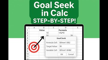 Master Goal Seek in LibreOffice Calc | Step-by-Step Tutorial for Beginners