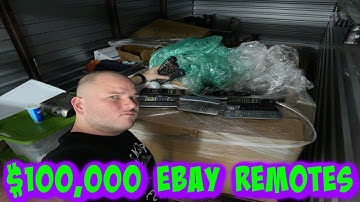 How I practically STOLE $100,000 in Bulk Remotes to sell on Ebay