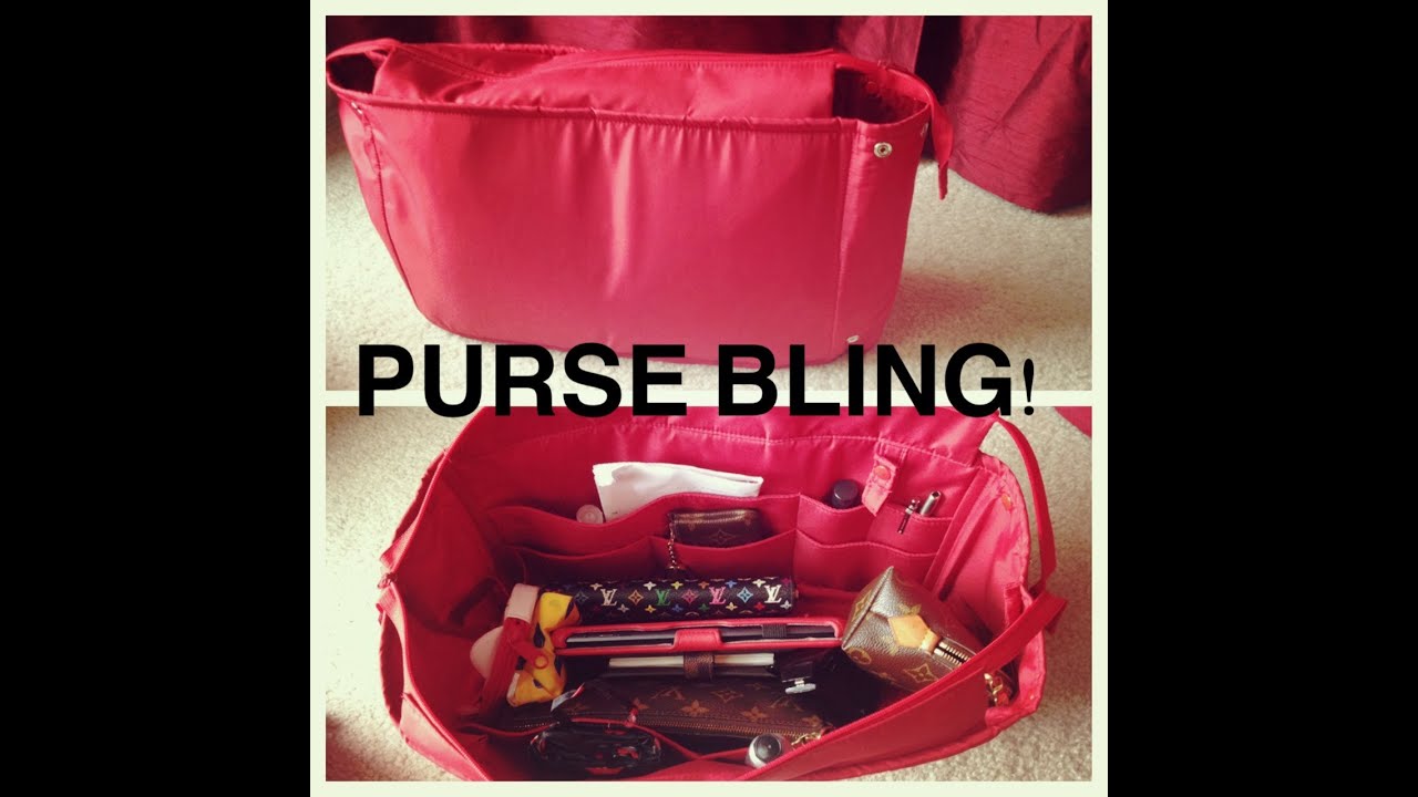 Purse Bling Zippered Purse Organizer Review! - YouTube