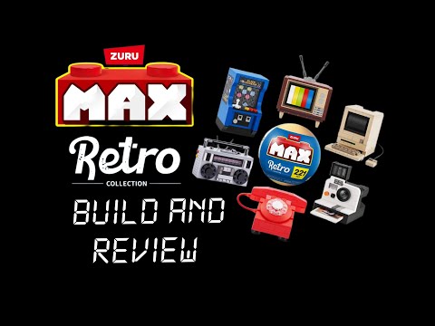 YouTube thumbnail: Zuru Max Retro Collection Build And Review- Better Than LEGO?