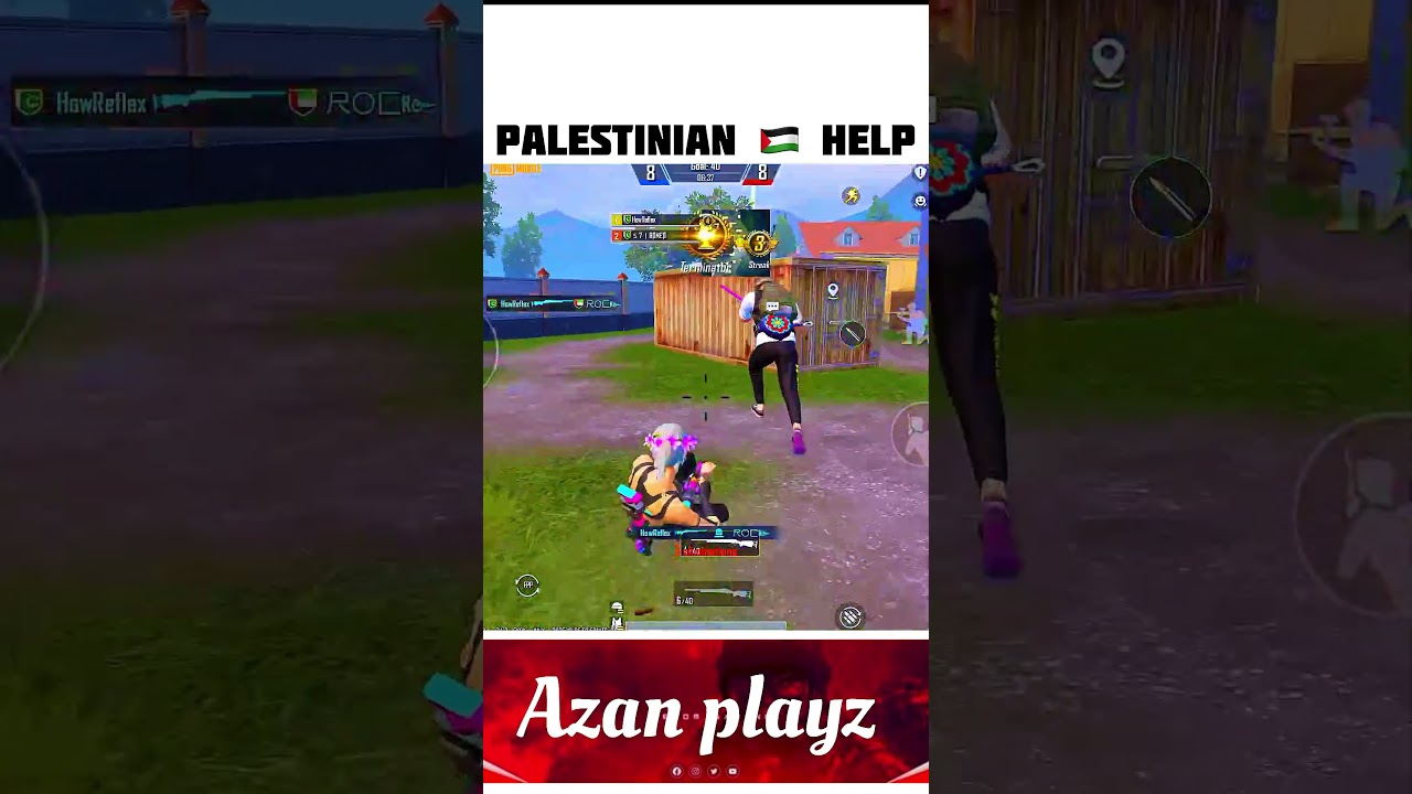 "PUBG Mobile Creators Support Palestine: 