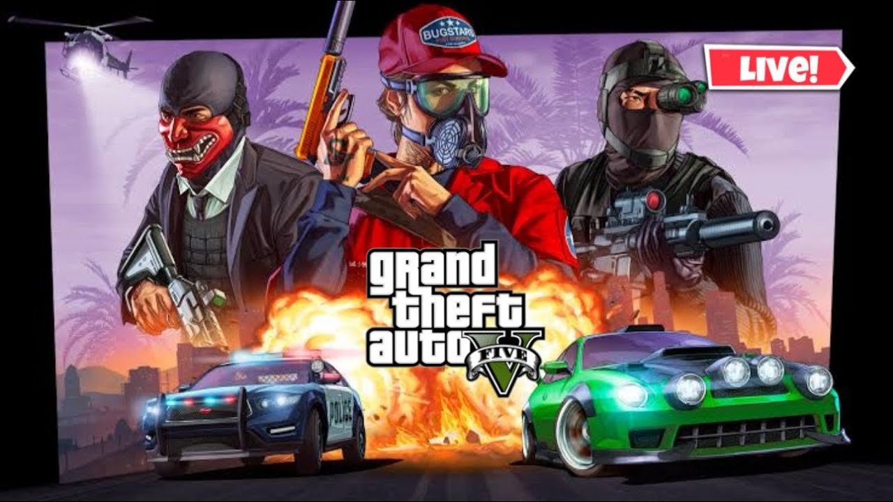 "Los Santos Chronicles: LIVE Heists, Chaos, and Mayhem in GTA 5!" - YouTube
