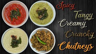 Chutneys of India | Quick Easy  Tasty चटनी | சட்னி செய்முறை | Dil khush chutney