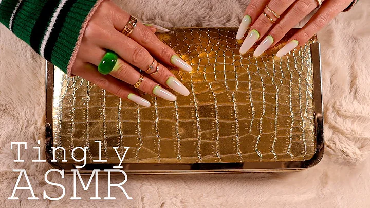 ASMR Thrifted Bag triggers ✨ (🎧 soft spoken, scratching, tapping)