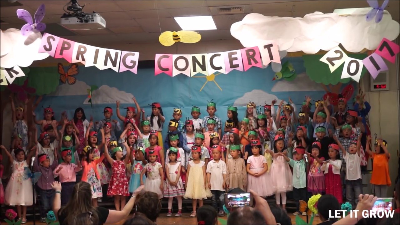 Kindergarten Spring Concert 2017 Earth Day Theme YouTube