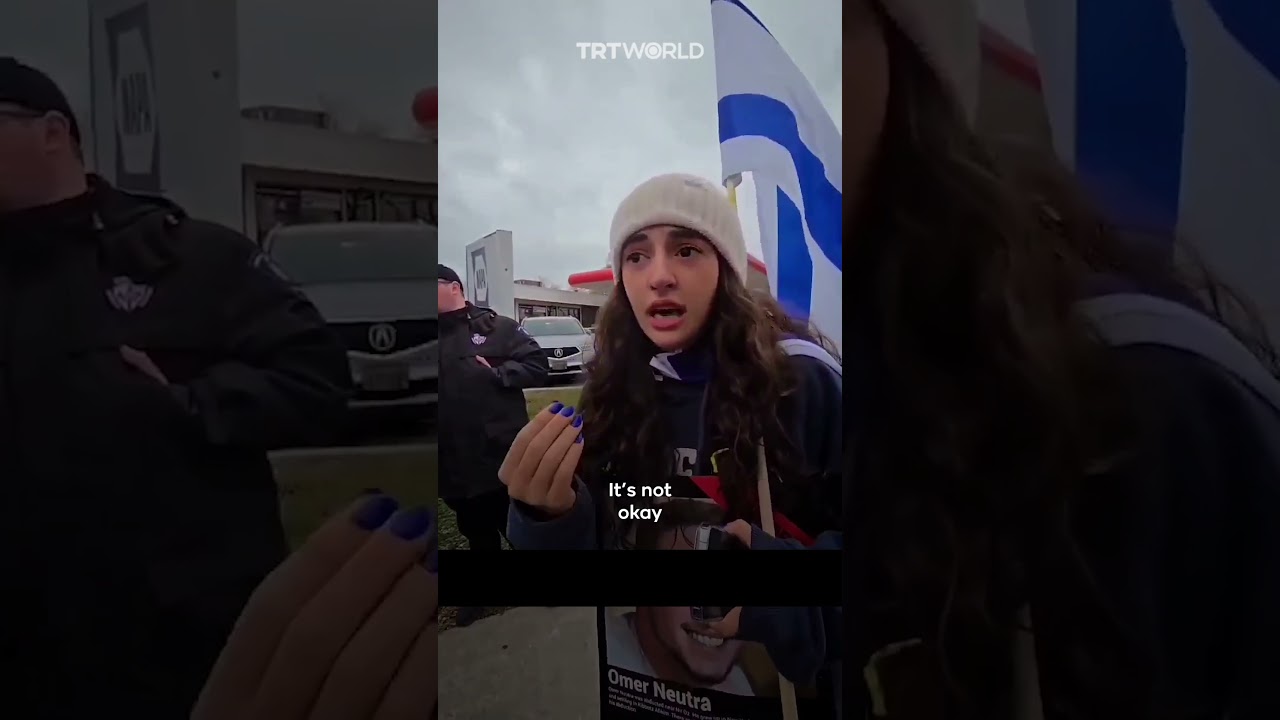 Израильтянин повторяет опровергнутую ложь в словесной перепалке с палестинцем